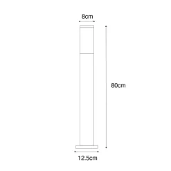 QAZQA staande buitenlampen malios bruin e27 Outlet