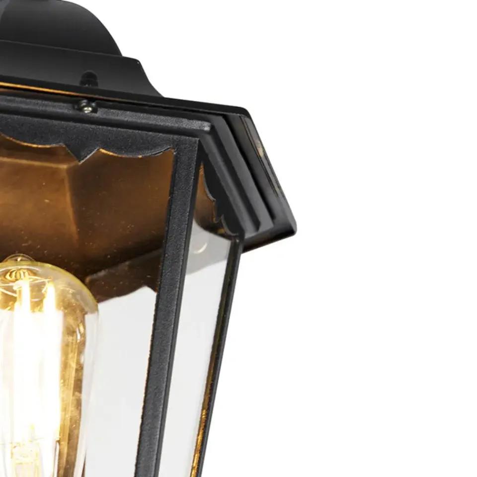 QAZQA staande buitenlampen havana zwart e27 Outlet
