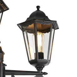 QAZQA staande buitenlampen havana zwart e27 Outlet