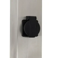 QAZQA staande buitenlampen malios zilverkleurig e27