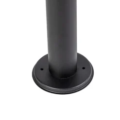 QAZQA staande buitenlampen gleam zwart e27