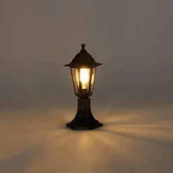 QAZQA staande buitenlampen new haven goudkleurig e27 Sale