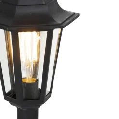 QAZQA staande buitenlampen new haven zwart e27 Hot