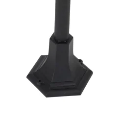 QAZQA staande buitenlampen new haven zwart e27 Hot