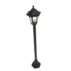 QAZQA staande buitenlampen new haven zwart e27 Hot