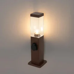 QAZQA staande buitenlampen malios bronskleurig e27 Online