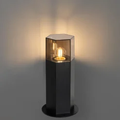 QAZQA staande buitenlampen denmark zwart e27 Discount