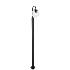 QAZQA staande buitenlampen sfera zwart e27 Outlet