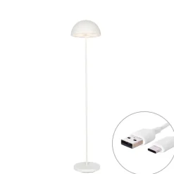 QAZQA staande buitenlampen keira wit geïntegreerde led Online