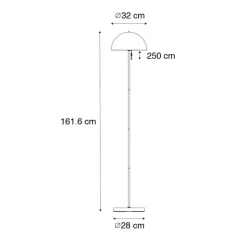 QAZQA staande buitenlampen keira zwart geïntegreerde led
