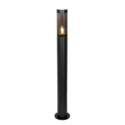QAZQA staande buitenlampen rox zwart e27 New