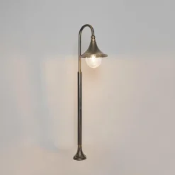 QAZQA staande buitenlampen daphne goudkleurig e27 Sale
