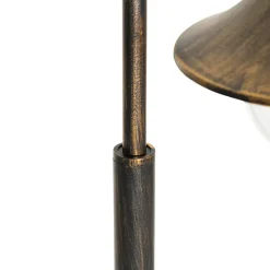 QAZQA staande buitenlampen daphne goudkleurig e27 Sale
