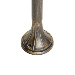 QAZQA staande buitenlampen daphne goudkleurig e27 Sale
