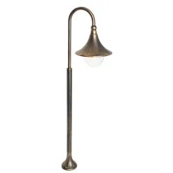 QAZQA staande buitenlampen daphne goudkleurig e27 Sale