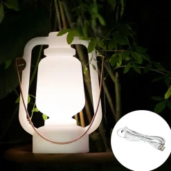 QAZQA tafellampen storm wit geïntegreerde led Online