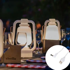 QAZQA tuinlantaarns storm wit geïntegreerde led Outlet