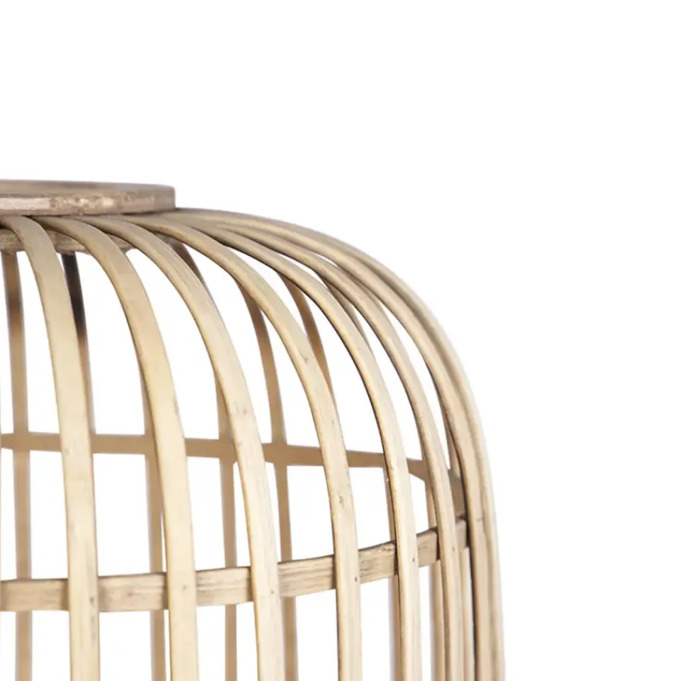 QAZQA vloerlampen manila beige e27 Clearance