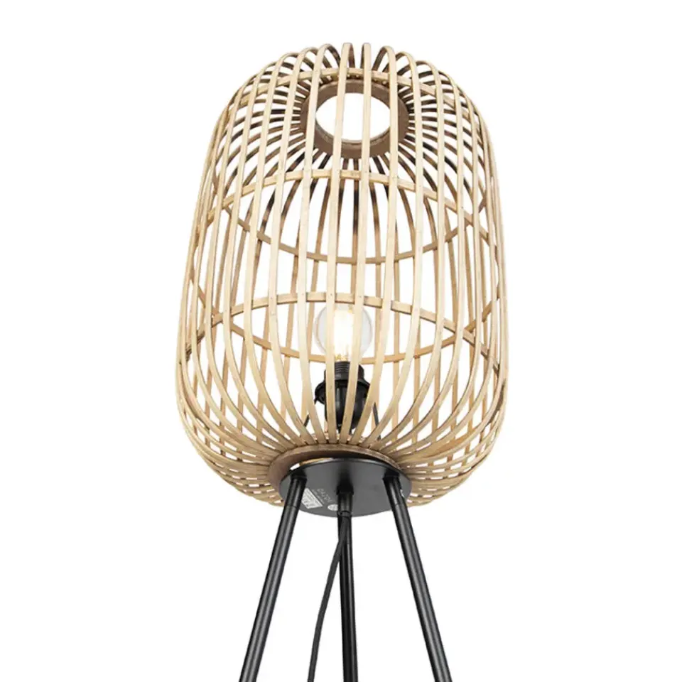 QAZQA vloerlampen manila beige e27 Clearance