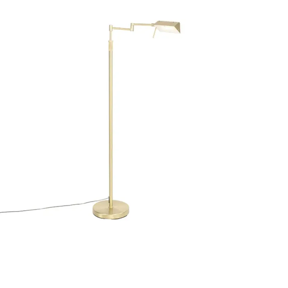 QAZQA vloerlampen notia goudkleurig geïntegreerde led Clearance