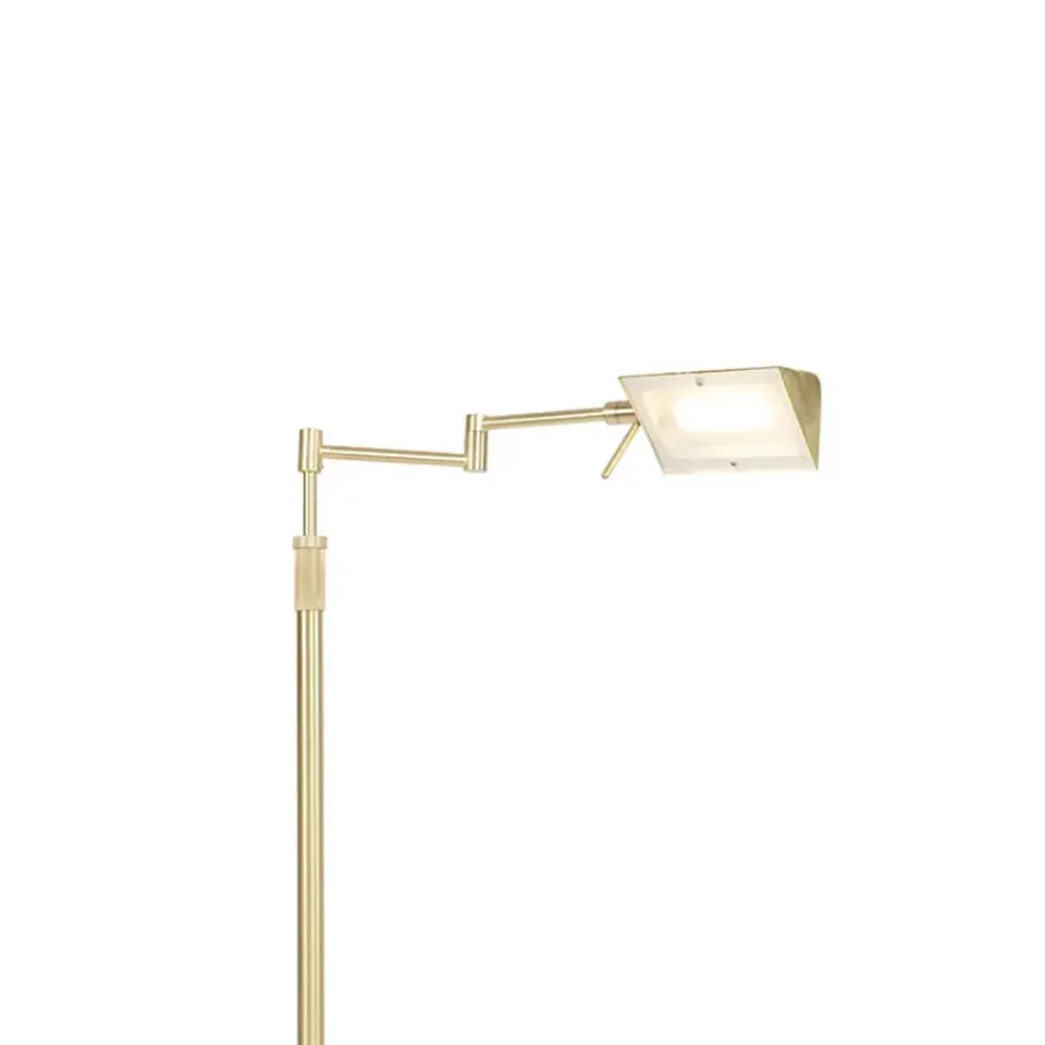 QAZQA vloerlampen notia goudkleurig geïntegreerde led Clearance