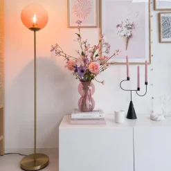 QAZQA vloerlampen pallon roze e27 Sale