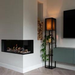 QAZQA vloerlampen stojan zwart e27 Online