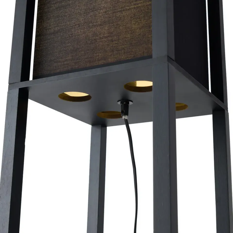 QAZQA vloerlampen stojan zwart e27 Online