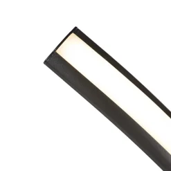 QAZQA vloerlampen twisted fl zwart geïntegreerde led Discount