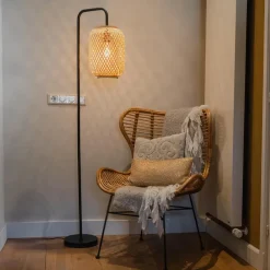 QAZQA vloerlampen yvonne crème e27 Discount