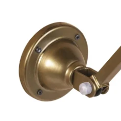 QAZQA wandlampen avon bruin e27