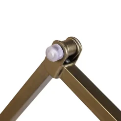 QAZQA wandlampen avon bruin e27