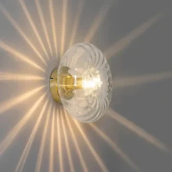 QAZQA wandlampen ayesha goudkleurig e27 Online