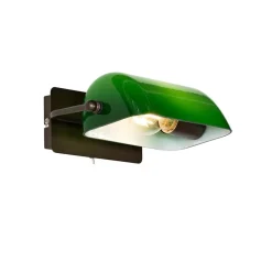 QAZQA wandlampen banker bruin e27 Clearance