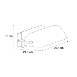QAZQA wandlampen banker bruin e27 Clearance