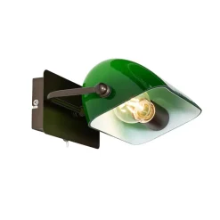 QAZQA wandlampen banker bruin e27 Clearance