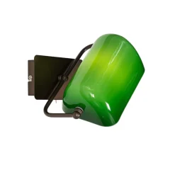 QAZQA wandlampen banker bruin e27 Clearance