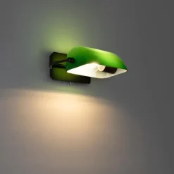 QAZQA wandlampen banker bruin e27 Clearance