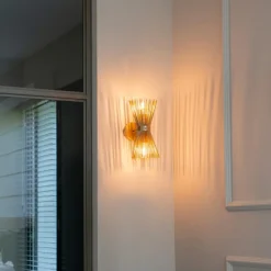 QAZQA wandlampen broom goudkleurig e27 Outlet