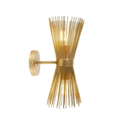 QAZQA wandlampen broom goudkleurig e27 Outlet