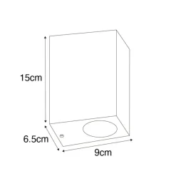QAZQA wandlampen buiten baleno goudkleurig gu10 New
