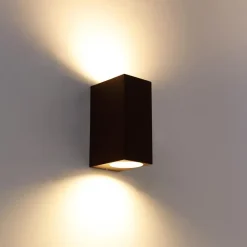 QAZQA wandlampen buiten baleno bronskleurig gu10 Online