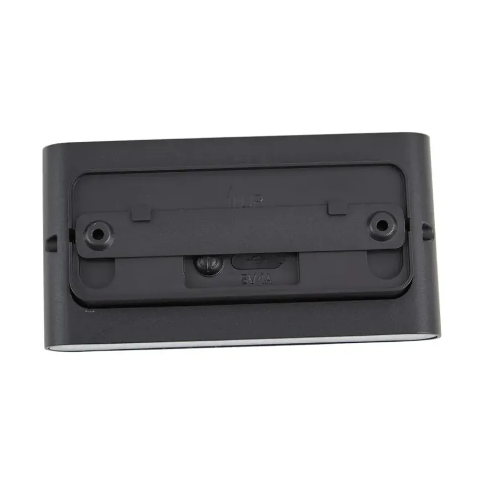 QAZQA wandlampen buiten batt zwart geïntegreerde led New