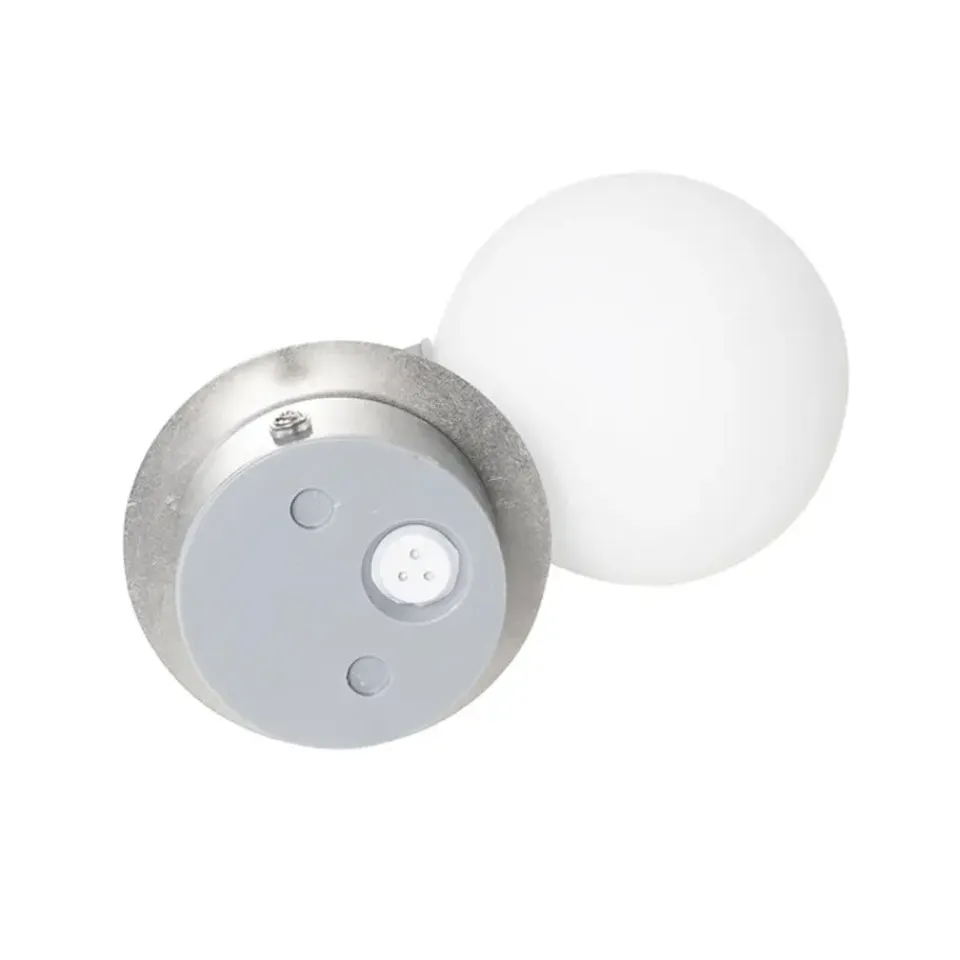 QAZQA wandlampen buiten cederic zilverkleurig g9 Outlet