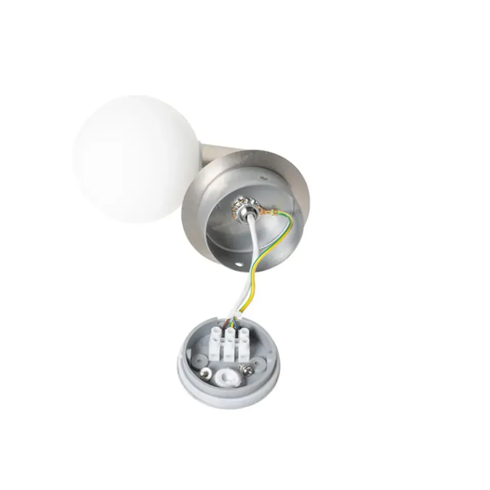 QAZQA wandlampen buiten cederic zilverkleurig g9 Outlet