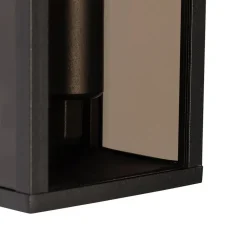 QAZQA wandlampen buiten charlois bruin e27 Discount