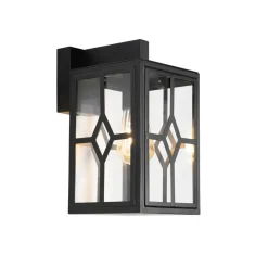 QAZQA wandlampen buiten dover zwart e27 Online