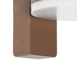 QAZQA wandlampen buiten esmee bronskleurig geïntegreerde led New