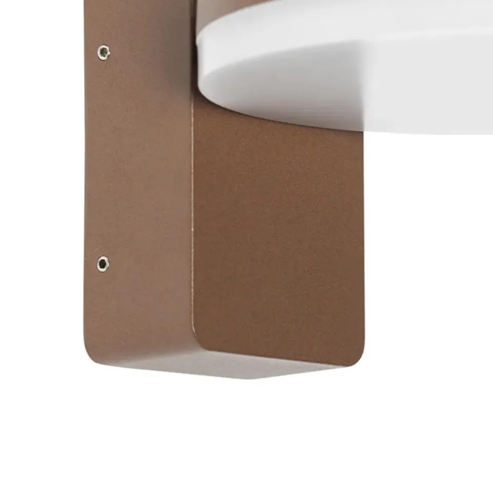 QAZQA wandlampen buiten esmee bronskleurig geïntegreerde led New