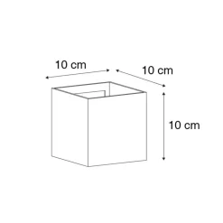 QAZQA wandlampen buiten edwin bruin geïntegreerde led Outlet
